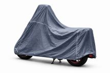 hoes voor de motor met hoog windscherm 