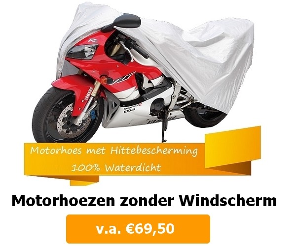 Motorhoes zonder windscherm